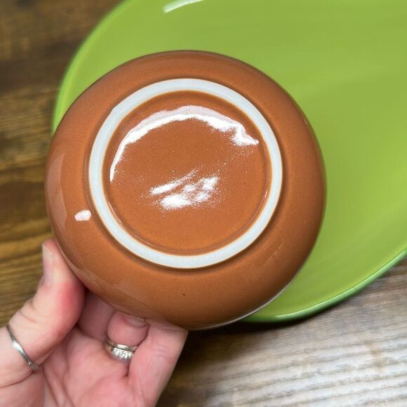 Cracker Barrel Avocado Chip N Dip Platter Serve ware Green  Party Dish Fiesta - Picture 4 of 6